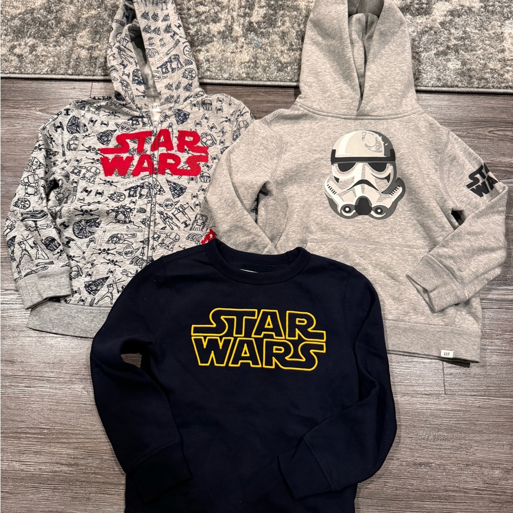 Gap Kids Star Wars sweatshirt lot